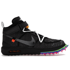 Nike Air Force 1 Mid Off-White Black, Размер: 36, фото 