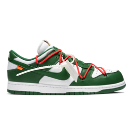 Nike Dunk Low Off-White Pine Green, Розмір: 35.5, фото 