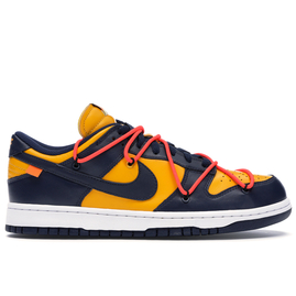 Nike Dunk Low Off-White University Gold Midnight Navy, Размер: 36, фото 