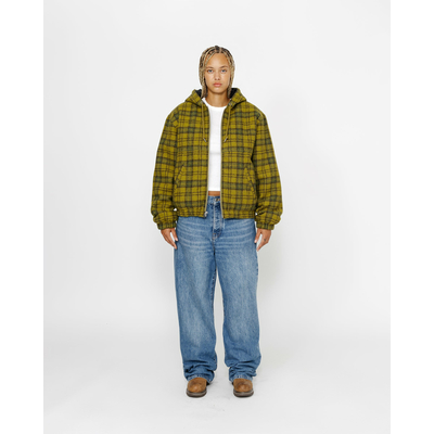 ᐈStussy WORK JACKET WOOL PLAID ( 115811 )- цена 16680 грн купить