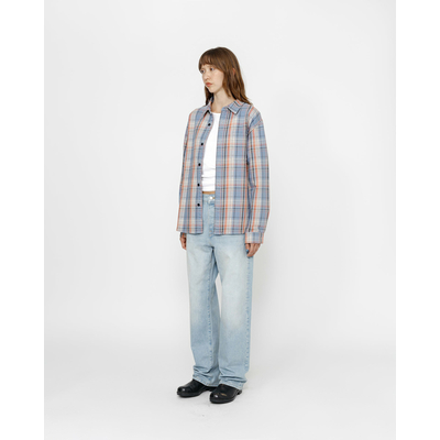 トップス STUSSY DAN WASHED COTTON PLAID SHIRT 国内発送 送料関税込 STUSSY DAN WASHED COTTON PLAID SHIRT (STUSSY