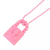 Chrome Hearts Pink Resin Flame Lock Pendant Ball Chain Necklace, Розмір: OS, фото , изображение 3