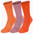 Шкарпетки унісекс Nike Ed Plus Ltwt Cr 3Pr 132 Orange/Pink DC7537-907, Размер: M, Наличие: Склад (1-3 дня), фото 