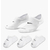 Шкарпетки унісекс Nike Evereday Plus Cush Footie White Dh5463-903, Размер: M, Наличие: Склад (1-3 дня), фото 