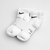 Шкарпетки унісекс Nike Everyday Cushioned Training Ankle Socks (6 пар) White SX7669-100, Размер: 34-38, Наличие: Склад (1-3 дня), фото , изображение 2