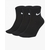 Шкарпетки унісекс Nike U Nk Everyday Ltwt Ankle (3 пари, неутеплені) Black SX7677-010, Размер: 34-38, Наличие: Склад (1-3 дня), фото , изображение 2