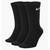 Шкарпетки унісекс Nike U EVERYDAY LTWT CREW (3 пари, неутеплені) Black SX7676-010, Размер: 34-38, Наличие: Склад (1-3 дня), фото 