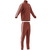 Спортивний костюм чоловічий Adidas Tracksuit Basic 3-Stripes Orange IC6786, Размер: M, Наличие: Склад (1-3 дня), фото , изображение 2