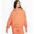 Худі жіноче Nike Air Fleece Hoodie Orange DQ6915-871, Размер: S OVER, Наличие: Склад (1-3 дня), фото 
