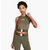 Топ жіночий Nike Pro Dri-Fit Graphic Crop Tank Olive Dq5593-222, Размер: M, Наличие: Склад (1-3 дня), фото 