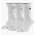 Шкарпетки унісекс Nike J Cush Poly Crew3 White DX9632-100, Размер: 34-38, Наличие: Склад (1-3 дня), фото 
