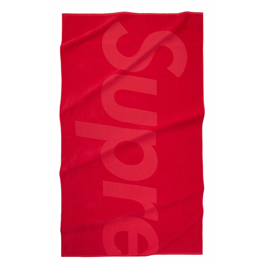 Полотенце Supreme Tonal Logo Towel 'Red' (SS23A111-RED), Размер: MISC, фото , изображение 2