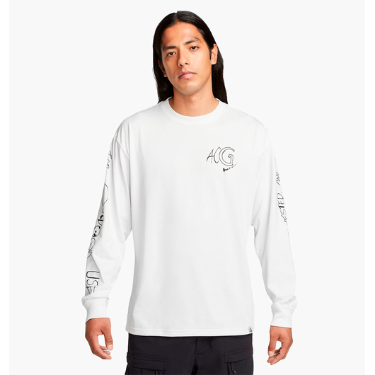 Лонгслів Nike Acg MenS Long-Sleeve T-Shirt White FJ2135-121, Розмір: S, фото 