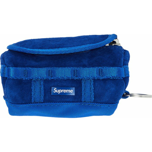 Сумка Supreme x The North Face Suede Base Camp Duffle Keychain 'Blue' (FW23A3-BLUE), Розмір: OS, фото 