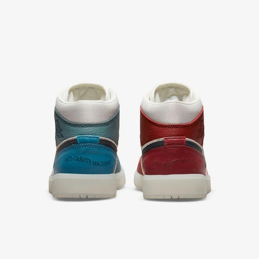 Кросівки Nike Jordan 1 Mid Anti-Gravity Machines (W) Blue/Red Dm9601-200, Розмір: 40.5, фото , изображение 3