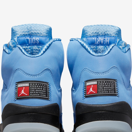 Кросівки Air Jordan 5 Retro Unc University Blue Light Blue DV1310-401, Размер: 42, фото , изображение 5