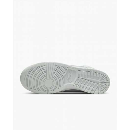 Кросівки Nike Dunk High Retro White/Grey Dj6189-100, Розмір: 45, фото , изображение 3