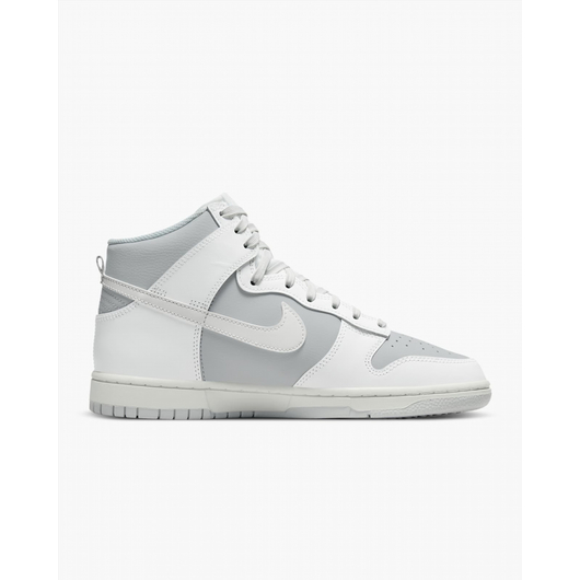 Кросівки Nike Dunk High Retro White/Grey Dj6189-100, Размер: 45, фото , изображение 4