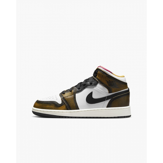 Кросівки Nike Air Jordan 1 Mid (Gs) Brown Dq8418-071, Розмір: 37.5, фото , изображение 2