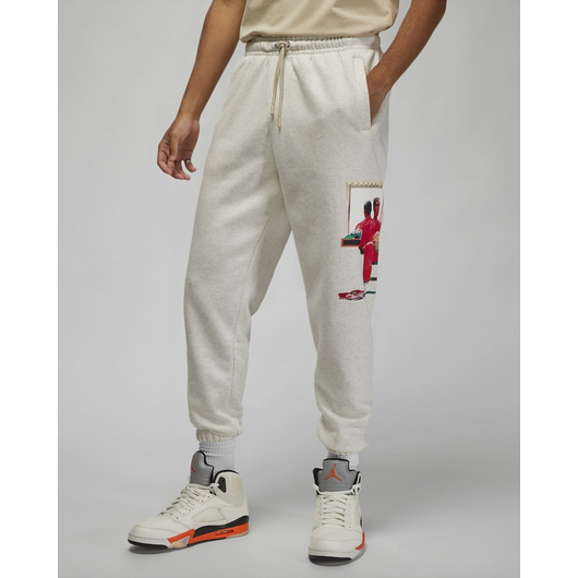 Штани Air Jordan Artist Series By Jacob Rochester Fleece Pants White Dv1601-141, Размер: XL, фото , изображение 2