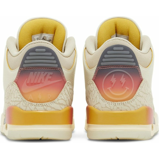 Кроссовки Nike J. Balvin x Air Jordan 3 Retro 'Medellin Sunset' (FN0344-901), Размер: 42.5, фото , изображение 5