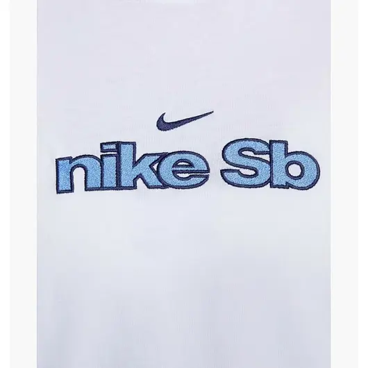 Жіноча футболка NIKE U NK SB TEE LOGO BOXY FV4465-100, Розмір: L, фото , изображение 3