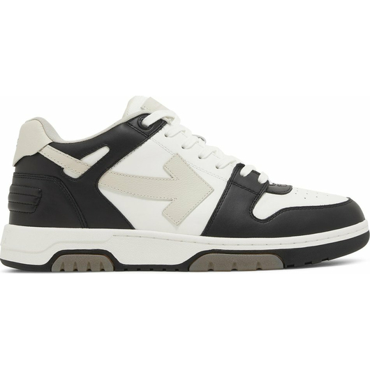 OFF-WHITE Out Of Office OOO Low Tops White Black White, Розмір: 44, фото , изображение 2