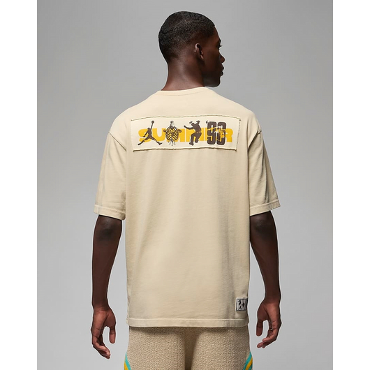 Футболка Air Jordan T-Shirt X Union X Bephies Beauty Supply Beige FD4246-206, Розмір: M, фото , изображение 3