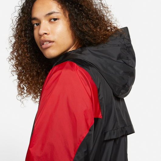 Вітровка Air Jordan Essentials Woven Jacket Black/Red DA9832-010, Размер: S, фото , изображение 3