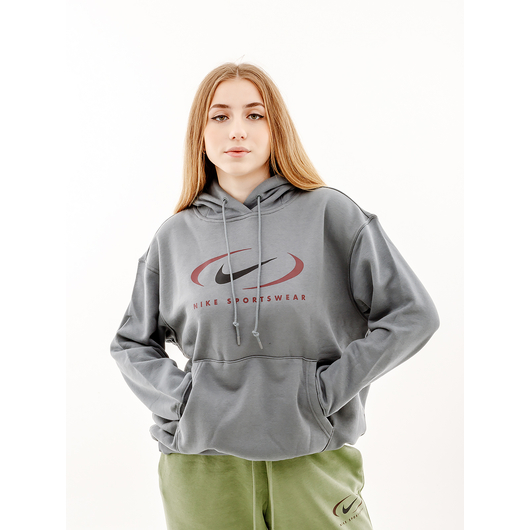 Кофта Nike NS FLC OS PO HD SWSH, Размер: S, фото , изображение 2