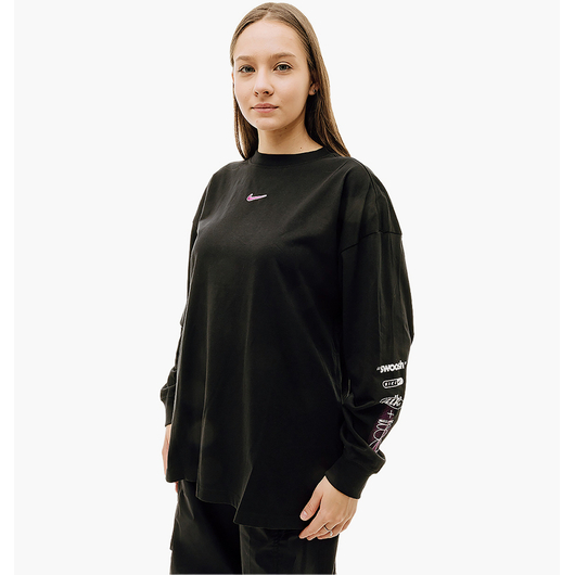 Кофта Nike W LS TEE BF PRINT SW, Розмір: M, фото 