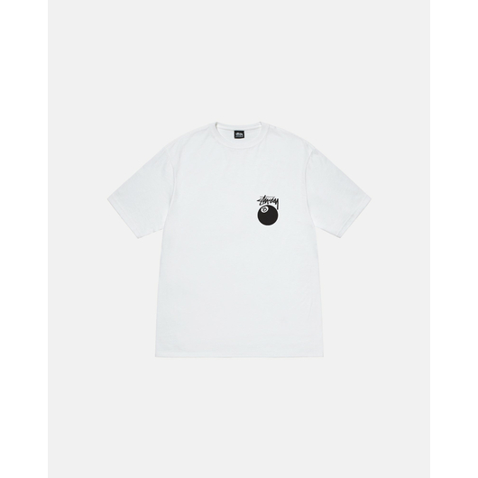 Stussy 8 Ball Tee 'White', Размер: XL, фото , изображение 2