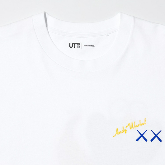 Футболка KAWS + Warhol Banana Graphic White T-Shirt, Размер: M, фото , изображение 3