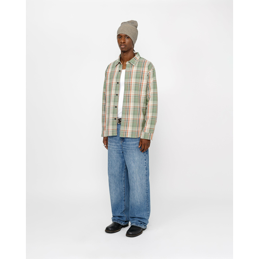 Stussy DAN WASHED COTTON PLAID SHIRT, Размер: S, фото , изображение 2