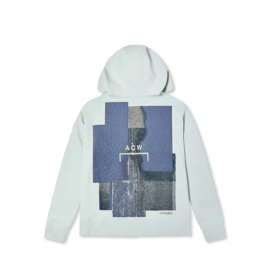 A-Cold-Wall* Brutalist Zip Hoodie - Light Grey, Размер: XL, фото , изображение 2