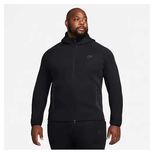 Чоловіча кофта NIKE M NK TCH FLC FZ WR HOODIE FB7921-010, Размер: M, фото , изображение 2