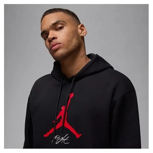 Чоловіча толстовка NIKE M Jordan ESS FLC BASELINE HOODIE FD7545-013, Размер: L, фото , изображение 4