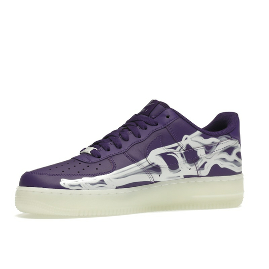 Nike Air Force 1 Low '07 QS Purple Skeleton Halloween (2021), Размер: 36, Наличие: Склад США (10-24 дня), фото , изображение 2