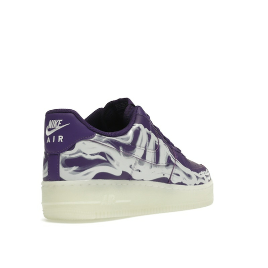 Nike Air Force 1 Low '07 QS Purple Skeleton Halloween (2021), Размер: 36, Наличие: Склад США (10-24 дня), фото , изображение 3