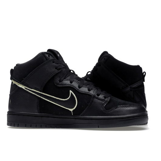 Nike SB Dunk High FAUST Black Gold, Размер: 36, Наличие: Склад США (10-24 дня), фото , изображение 3