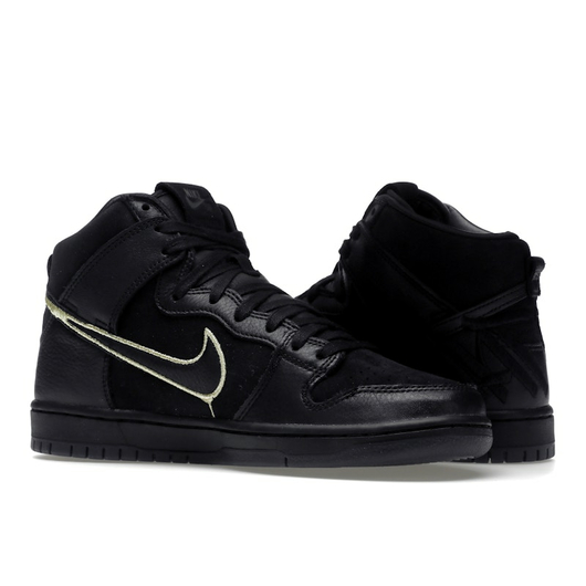 Nike SB Dunk High FAUST Black Gold, Размер: 36, Наличие: Склад США (10-24 дня), фото , изображение 5