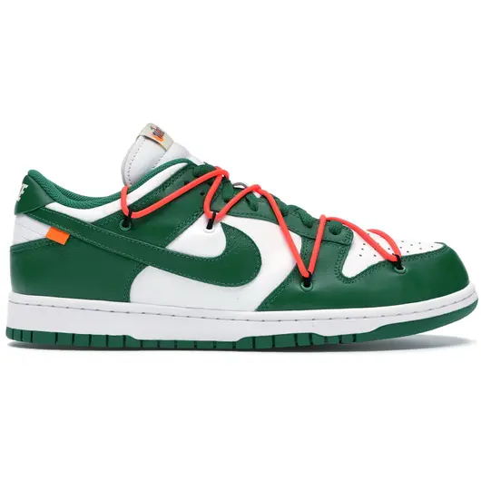 Nike Dunk Low Off-White Pine Green, Розмір: 35.5, Наявність: Склад США (10-24 дня), фото 