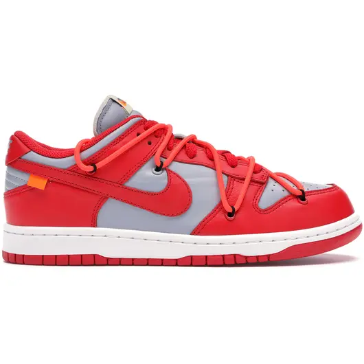 Nike Dunk Low Off-White University Red, Размер: 36, Наличие: Склад США (10-24 дня), фото 