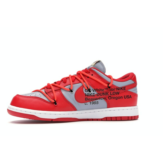 Nike Dunk Low Off-White University Red, Размер: 35.5, Наличие: Склад США (10-24 дня), фото , изображение 2