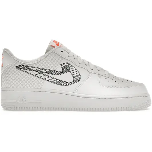 Nike Air Force 1 Low 3D Swoosh Graphic, Размер: 42.5, Наличие: Склад США (10-24 дня), фото 