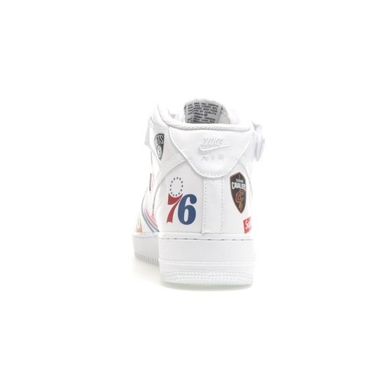 Nike Air Force 1 Mid Supreme NBA White, Размер: 40, Наличие: Склад США (10-24 дня), фото , изображение 4