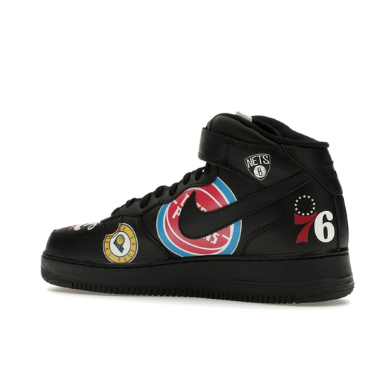Nike Air Force 1 Mid Supreme NBA Black, Размер: 38.5, Наличие: Склад США (10-24 дня), фото , изображение 4