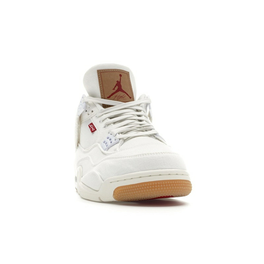 Jordan 4 Retro Levi's White (Levi's Tag), Размер: 41, Наличие: Склад США (10-24 дня), фото , изображение 2