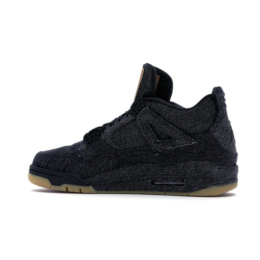 Jordan 4 Retro Levi's Black (Blank Tag), Размер: 41, Наличие: Склад США (10-24 дня), фото , изображение 4