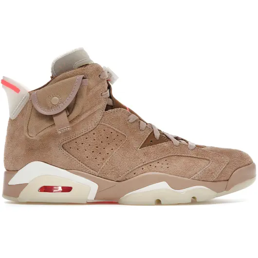 Jordan 6 Retro Travis Scott British Khaki, Размер: 35.5, Наличие: Склад США (10-24 дня), фото 